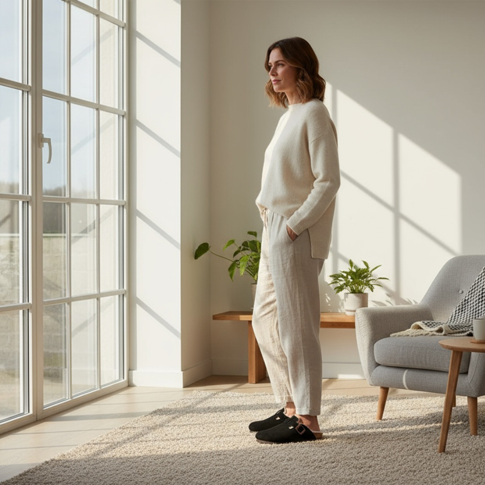 Forrow | Orthopedic Fur-Lined Suede Clogs