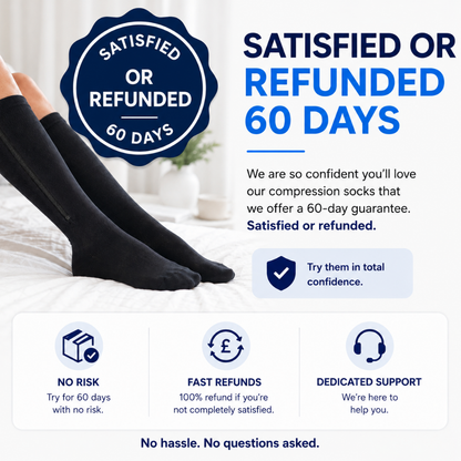 Maternity Compression Socks with Easy Side Zip