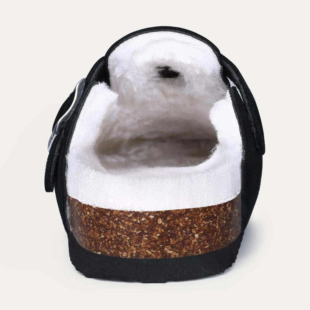 Forrow | Orthopedic Fur-Lined Suede Clogs