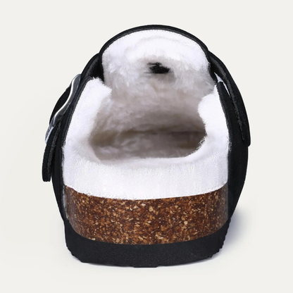 Forrow | Orthopedic Fur-Lined Suede Clogs
