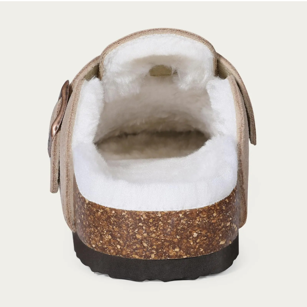 Forrow | Orthopedic Fur-Lined Suede Clogs