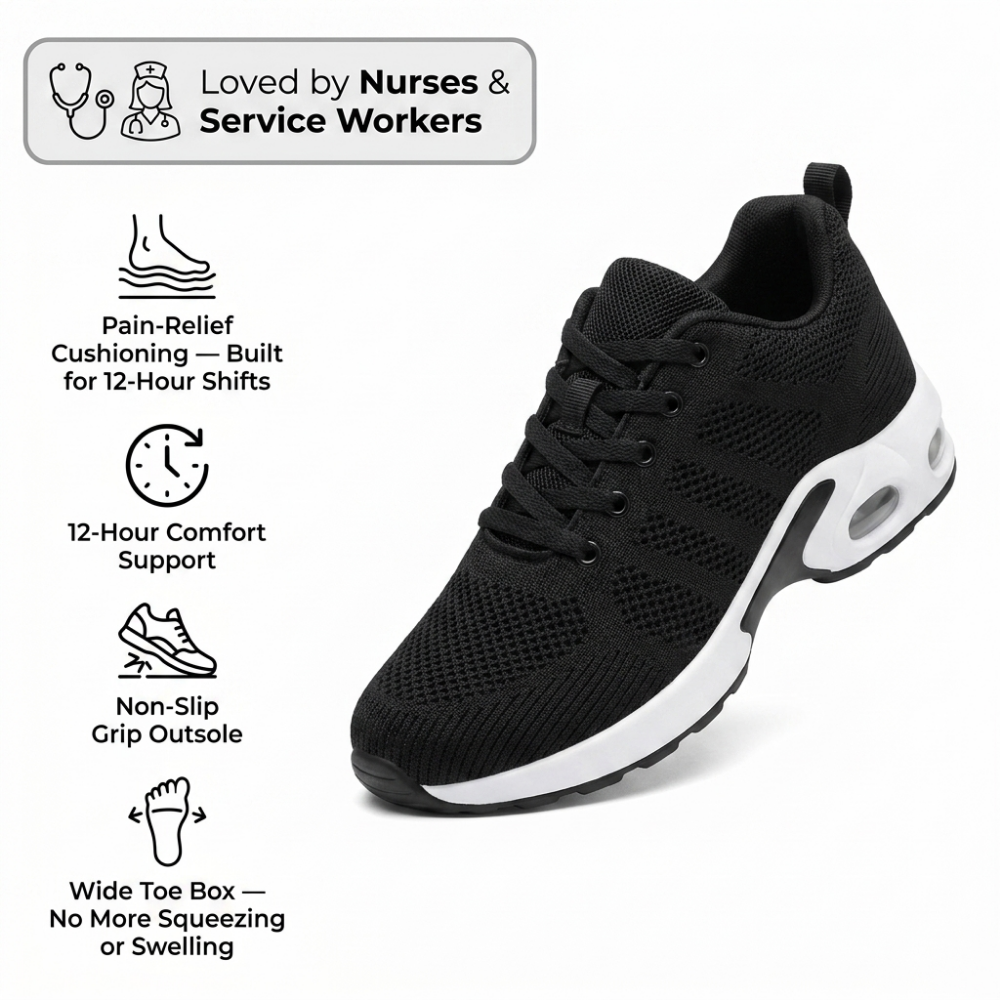 StepCloud PRO – 12-Hour Comfort Trainers for All-Day Foot, Knee & Back Pain Relief