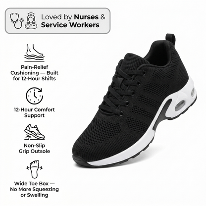 StepCloud PRO – 12-Hour Comfort Trainers for All-Day Foot, Knee & Back Pain Relief