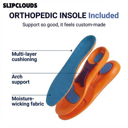 StepEase Cloud — Orthopedic Comfort Trainers