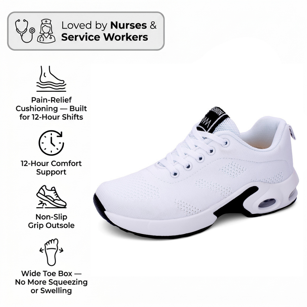 StepCloud PRO – 12-Hour Comfort Trainers for All-Day Foot, Knee & Back Pain Relief