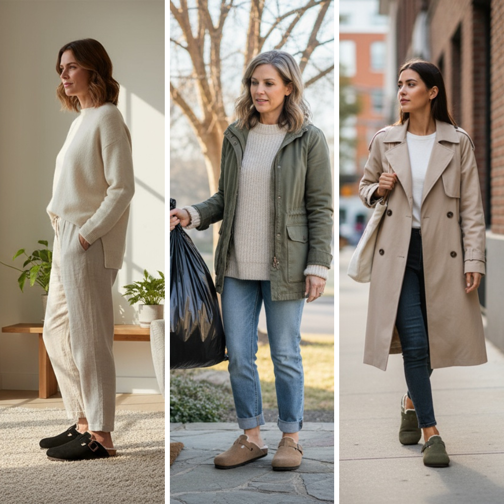 Forrow | Orthopedic Fur-Lined Suede Clogs