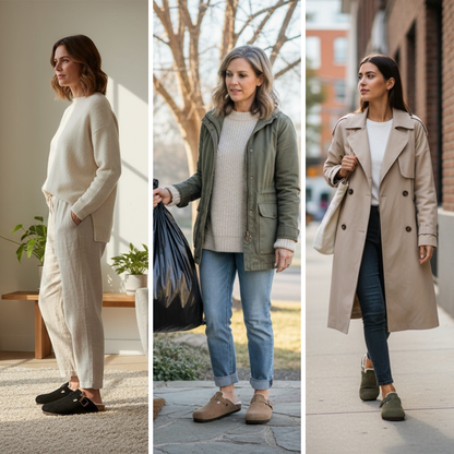 Forrow | Orthopedic Fur-Lined Suede Clogs