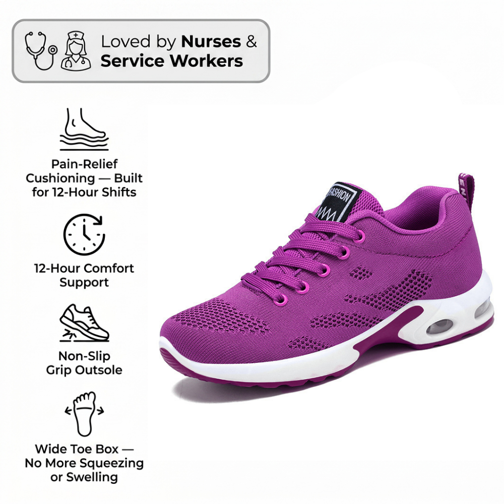 StepCloud PRO – 12-Hour Comfort Trainers for All-Day Foot, Knee & Back Pain Relief