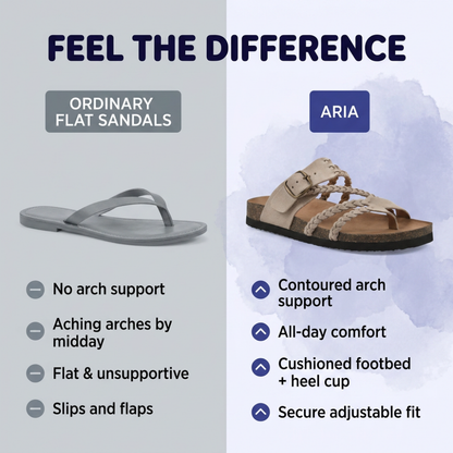Aria | Braided Orthopedic Sandals