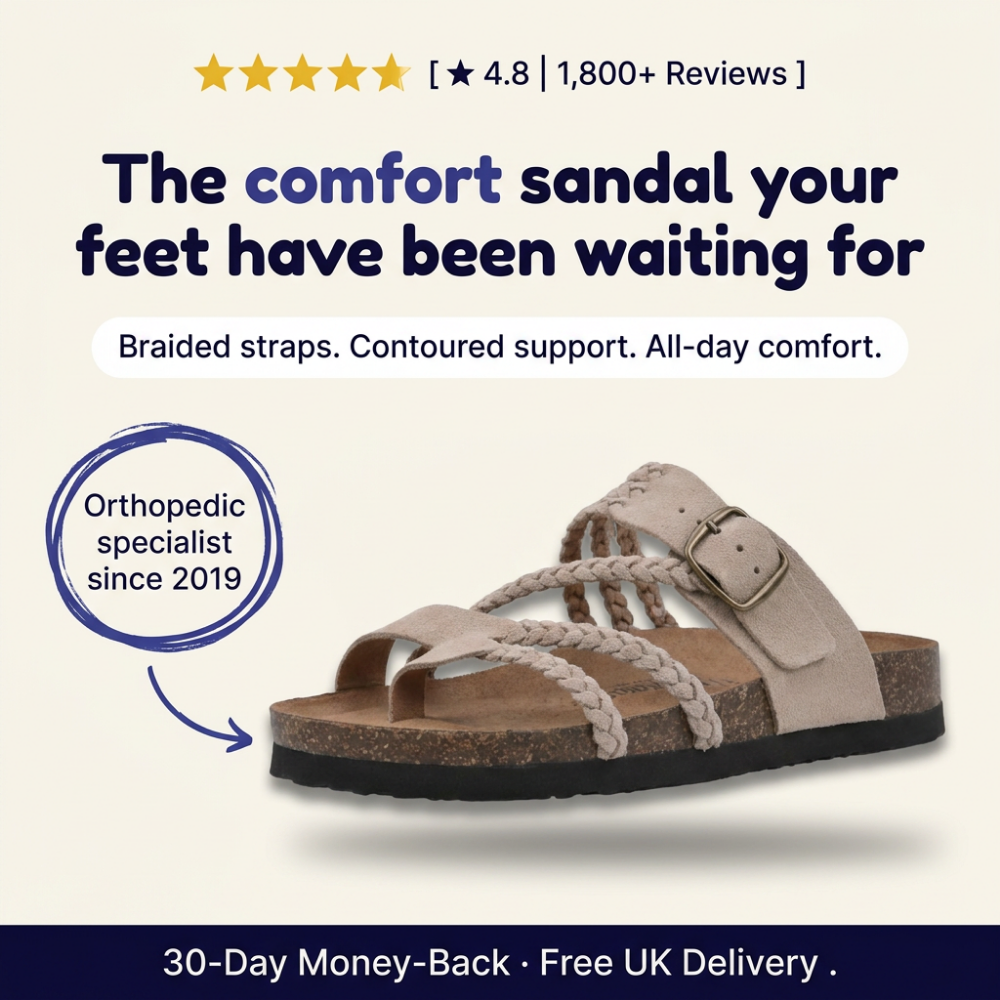Aria | Braided Orthopedic Sandals