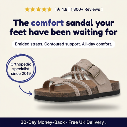 Aria | Braided Orthopedic Sandals